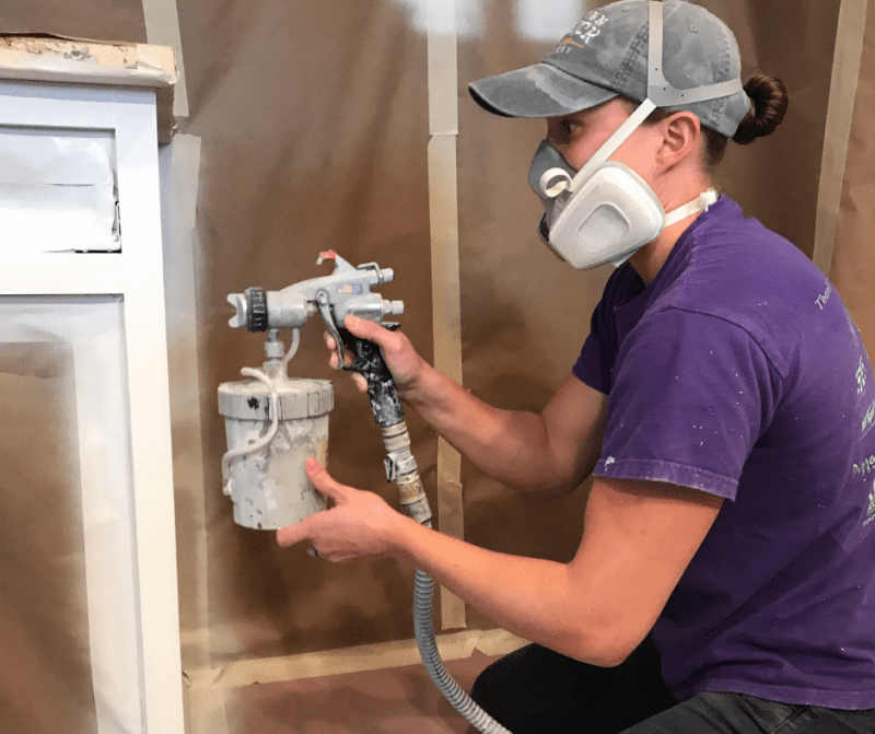 refinishing cabinets