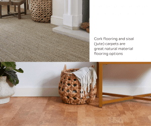 cork and jute flooring