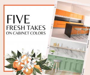 colorful kitchen cabinets