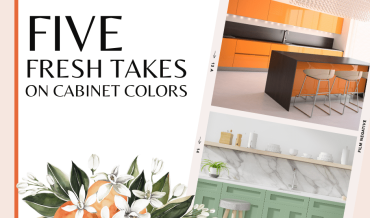 colorful kitchen cabinets