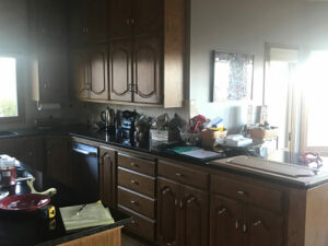 Kitchen cabinets before refacing